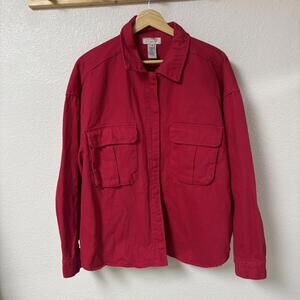 NWT Red Boxy Chore Jacket